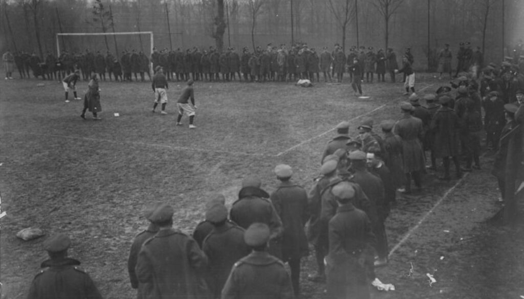 135_(Baseball) Indoor Baseball - Corps Sports, Brussels, 22nd March 1919.